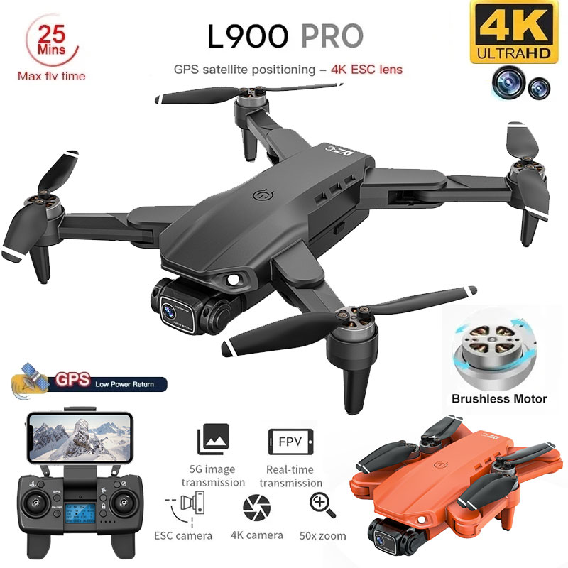 Drone Camera 4K - L900 Pro GPS Drone 4K professionnel