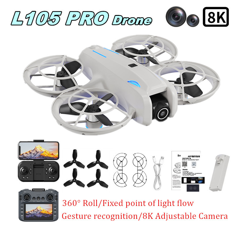 Drone Camera Hd - Drone L105 PRO Duel avec objectif