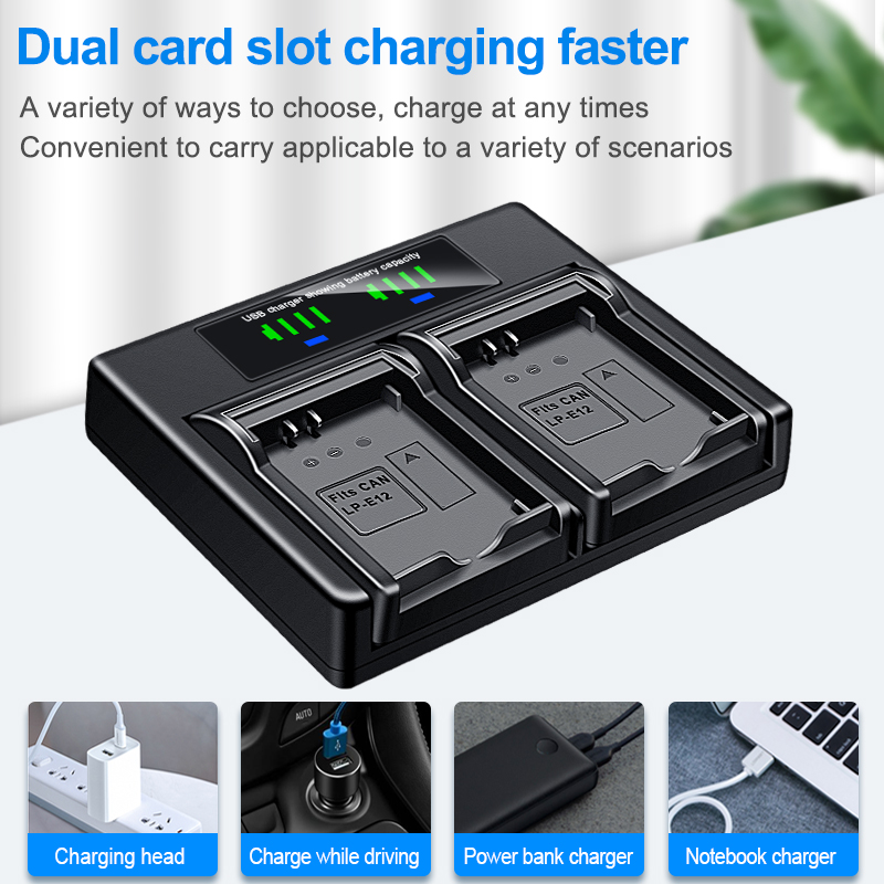 Chargeur double pour batterie  - Canon Camera Eos M50 Mark Ii avis et prix