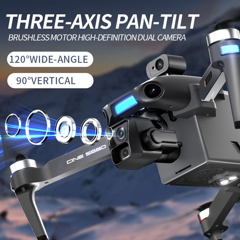Nouveau drone 8K à double camé - Drone Camera With Gimbal avis et prix