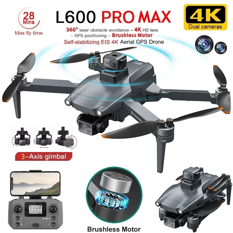 Drone GPS professionnel L600 P - Drone Camera 4K avis et prix